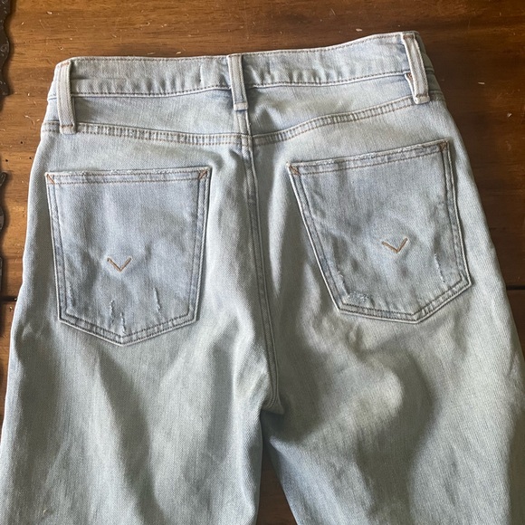 HUDSON Rosie Wide Leg Ankle Jeans Jean Light Wash Button Fly Size 25 - Picture 10 of 10